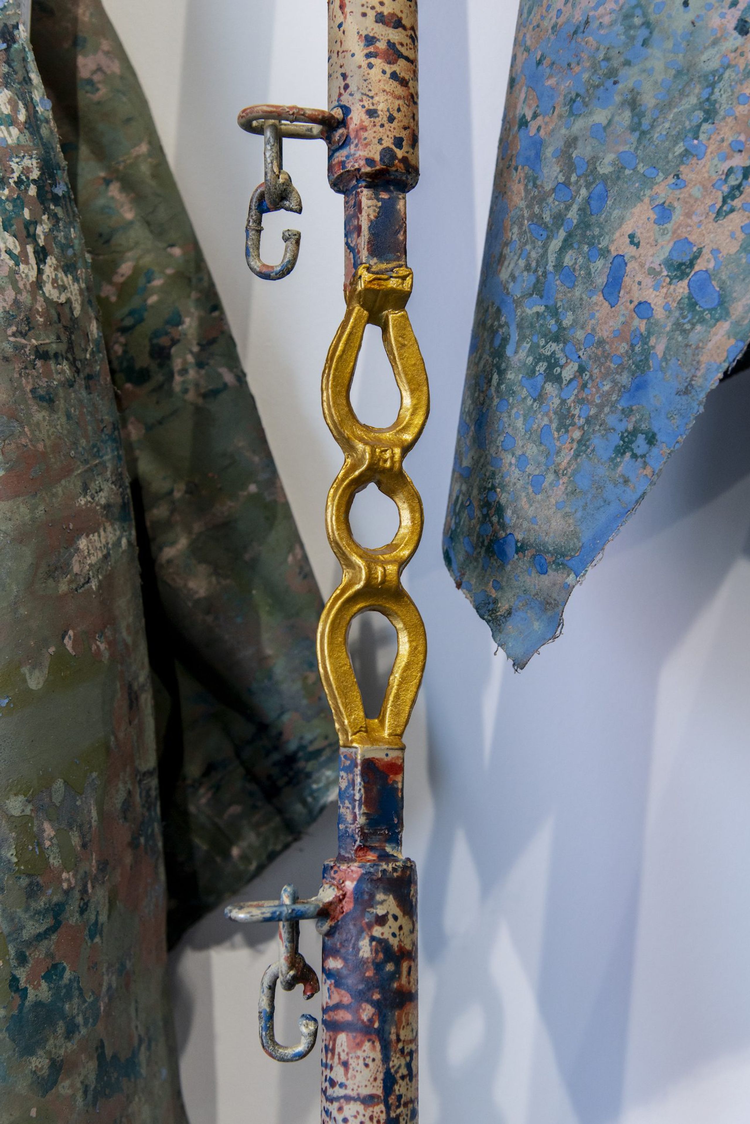 Installation View of „Sensitive Materials“ at La Condition Publique in Roubaix curated by the artist collective EXIT FRAME.