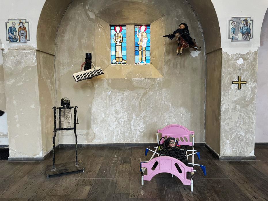 Installation view of Ghetto Biennale by Atis Rezistans at documenta15. Photo: C&amp;AL