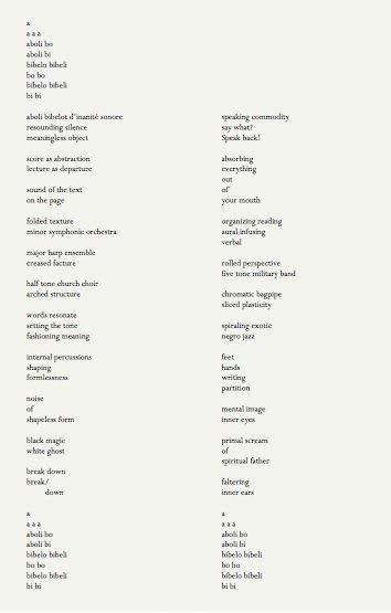 Abolibibelo 2015 Paper handout with poem