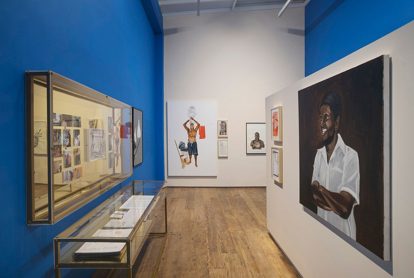 Exhibition view, Sidney Amaral - A Mirror on History. Photo: Sérgio Guerini