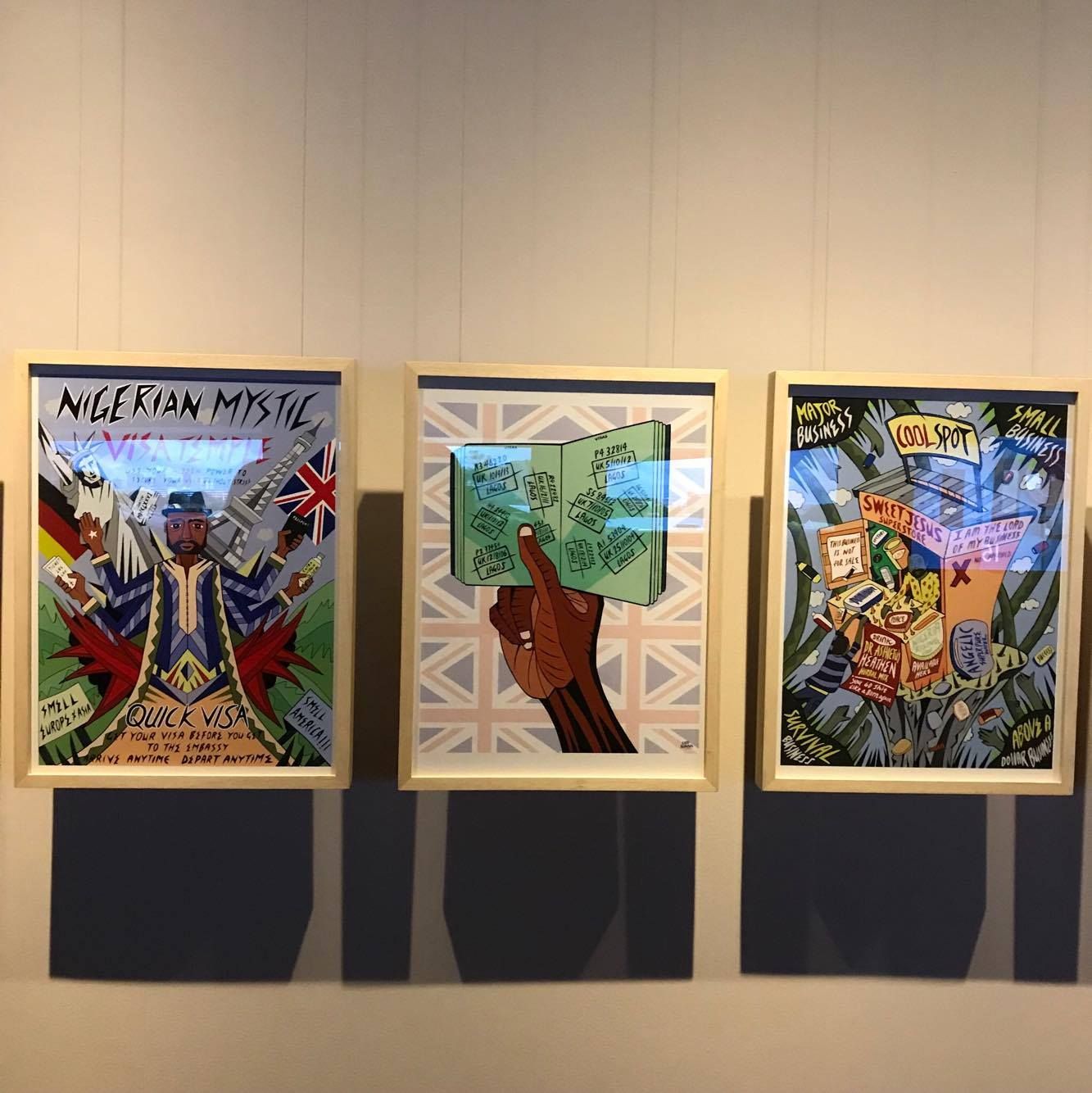 Lagos drawings, Karo Akpokiere, Nigeria, 2015-2017. Foto: Luísa Lombardi