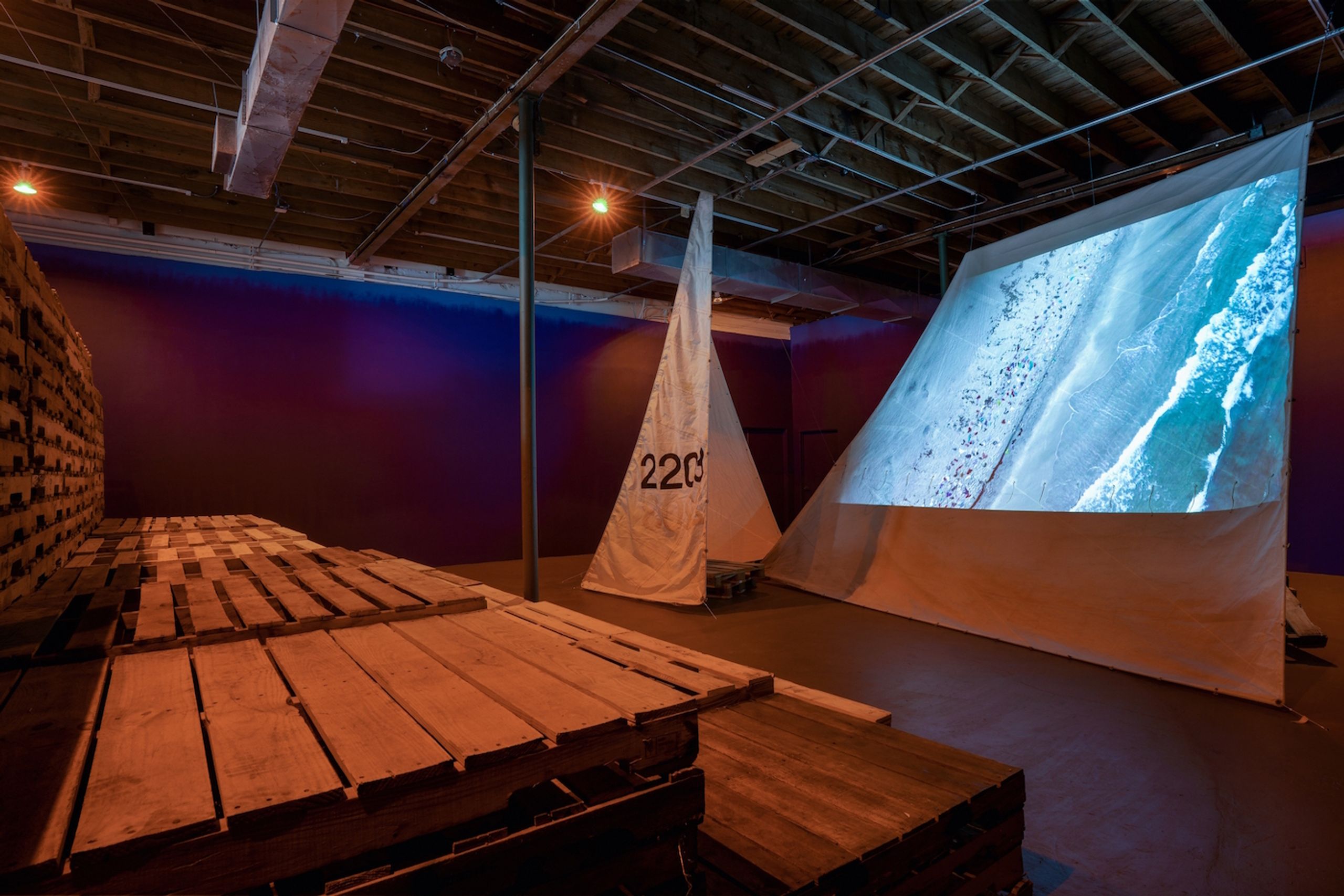 Juana Valdés, Rest Ashore. Locust Projects, Miami, September 12 – October 24, 2020. Photo: Zachary Balber. Courtesy of the artist.