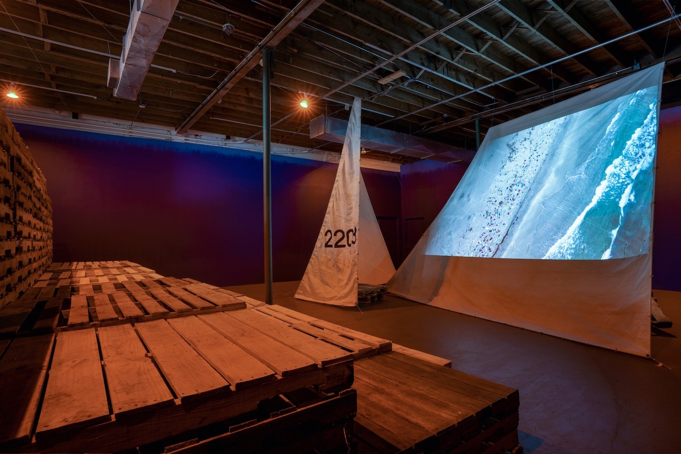 Juana Valdés, Rest Ashore. Locust Projects, Miami, September 12 – October 24, 2020. Photo: Zachary Balber. Courtesy of the artist.