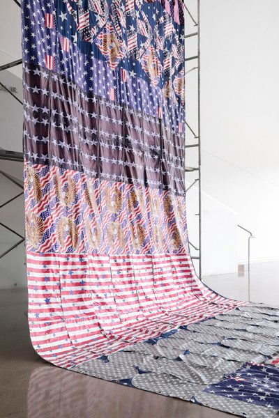 Ibrahim Ahmed, Exhibition view, Institute for Contemporary Art at VCU. Photo by David Hale.