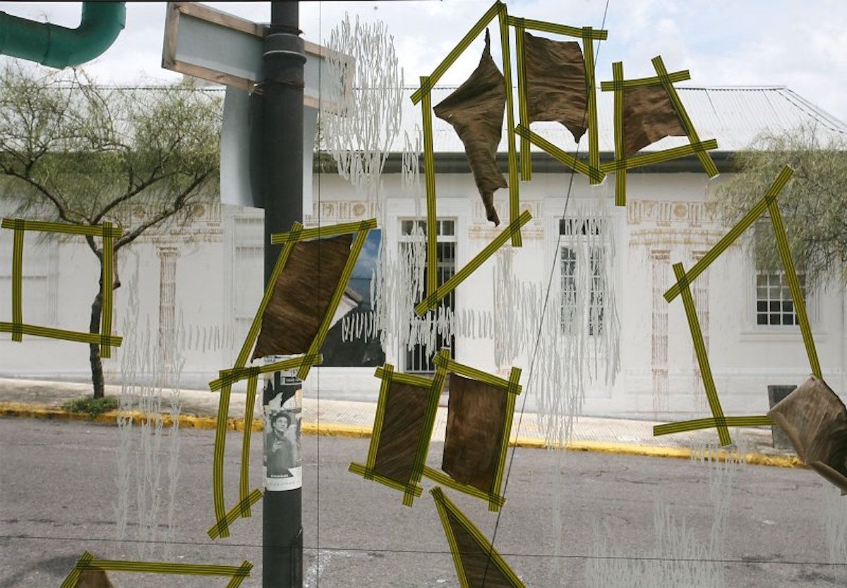 Minia Biabiany, from the installation Envolvernos en la lluvia, Immanence, TEORética, San José, Costa Rica, 2014. Courtesy of the artist.