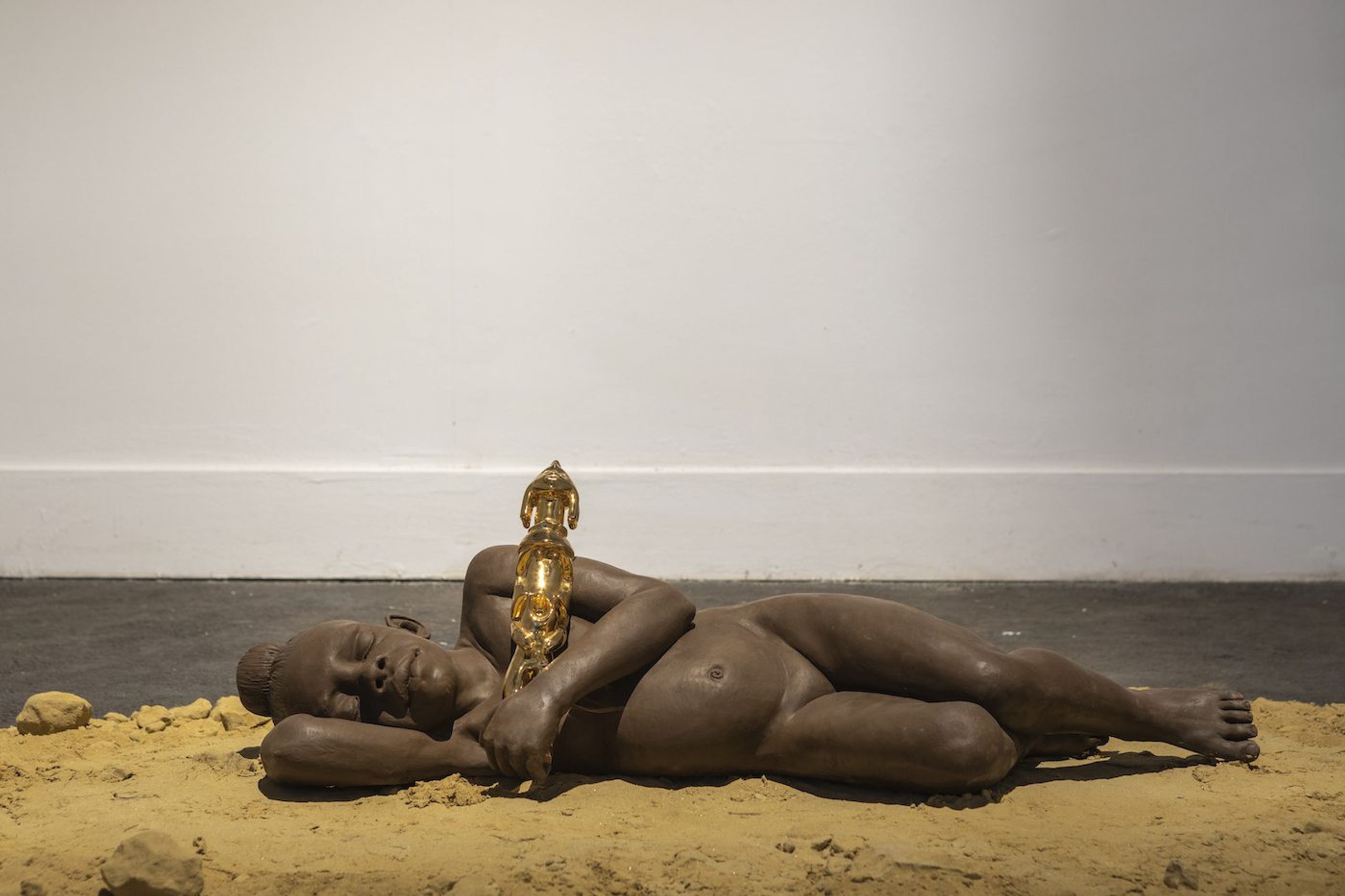 Victor Fotso Nyie. Installation View, SEDIMENTS. After Memory @ Mattatoio, Roma 2022 © SPAZIO GRIOT. Photo: Elia Buonora
