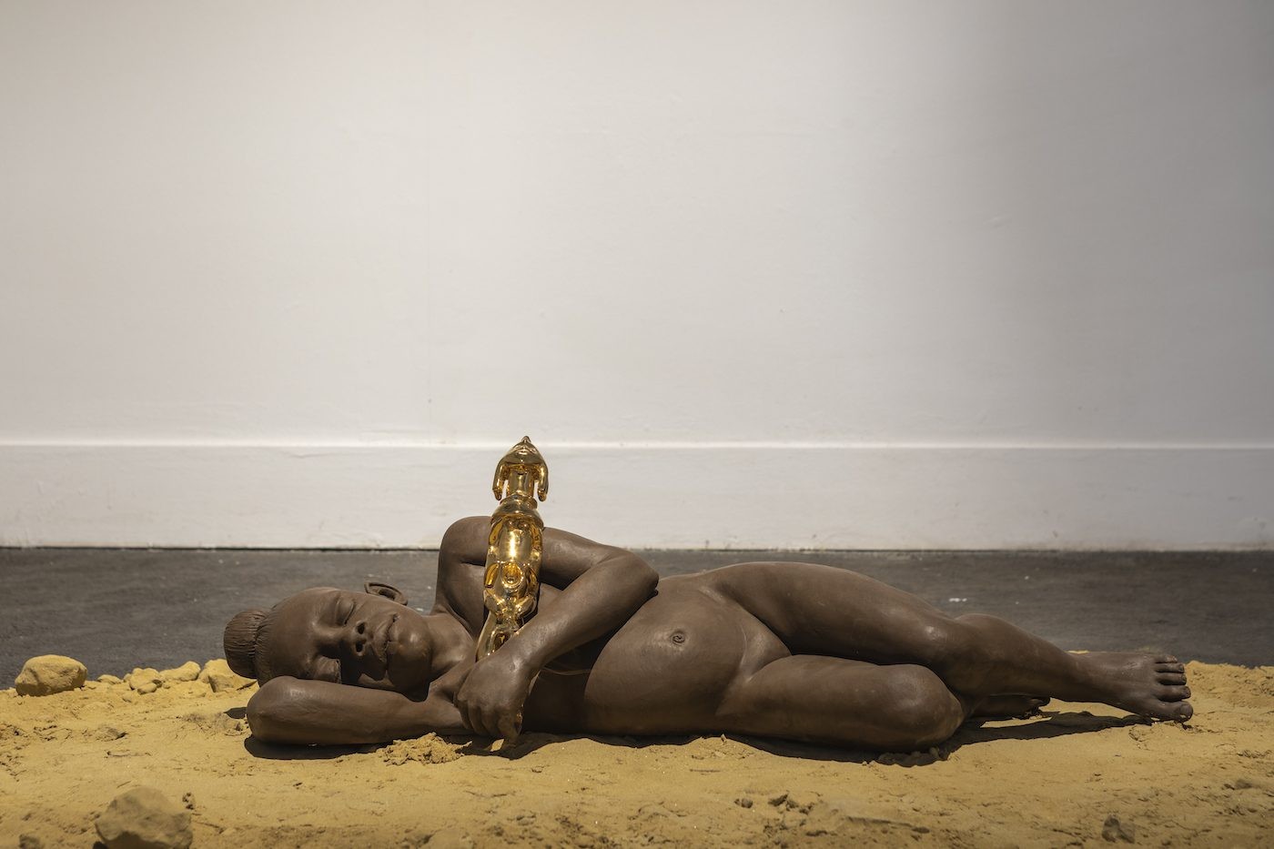 Victor Fotso Nyie. Installation View, SEDIMENTS. After Memory @ Mattatoio, Roma 2022 © SPAZIO GRIOT. Photo: Elia Buonora