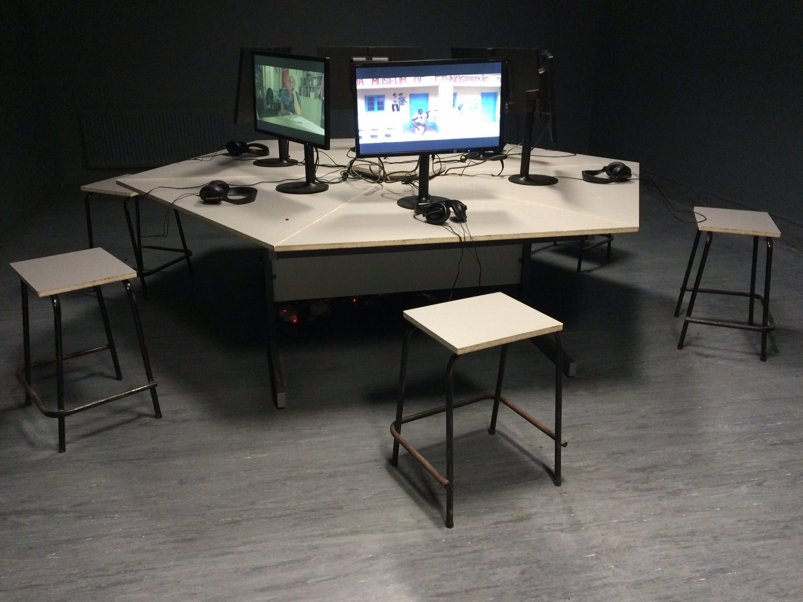 @Cleeve’s Condensed Milk Factory Kader Attia Reason’s Oxymorons, 2015 Six-channel video installation dimensions variable 