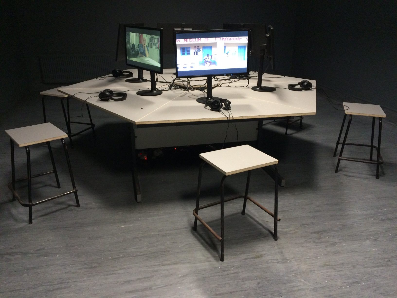 @Cleeve’s Condensed Milk Factory Kader Attia Reason’s Oxymorons, 2015 Six-channel video installation dimensions variable