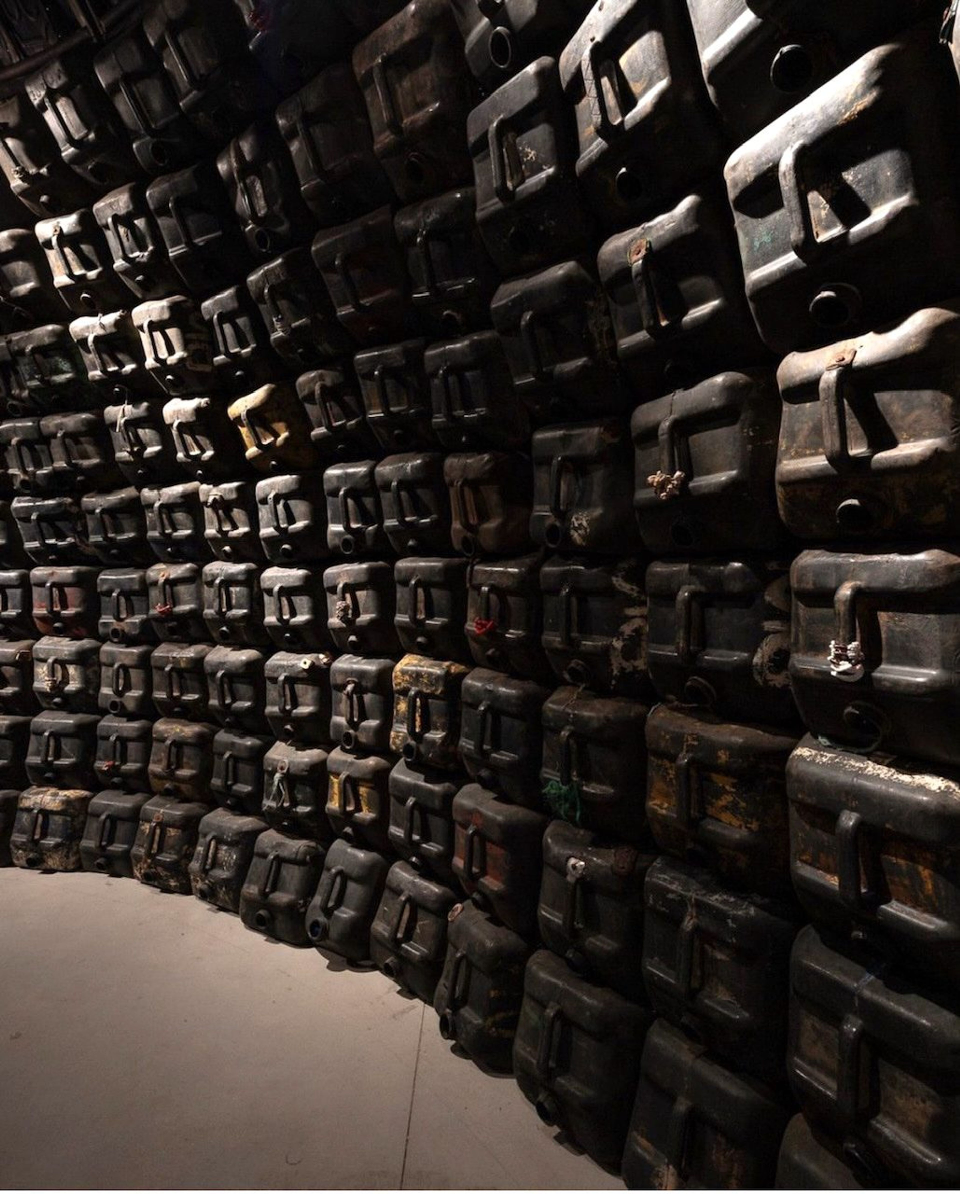 Romuald Hazoumè at National Pavilion of Benin. Installation View at 60th Venice Biennale. Photo: C&amp;