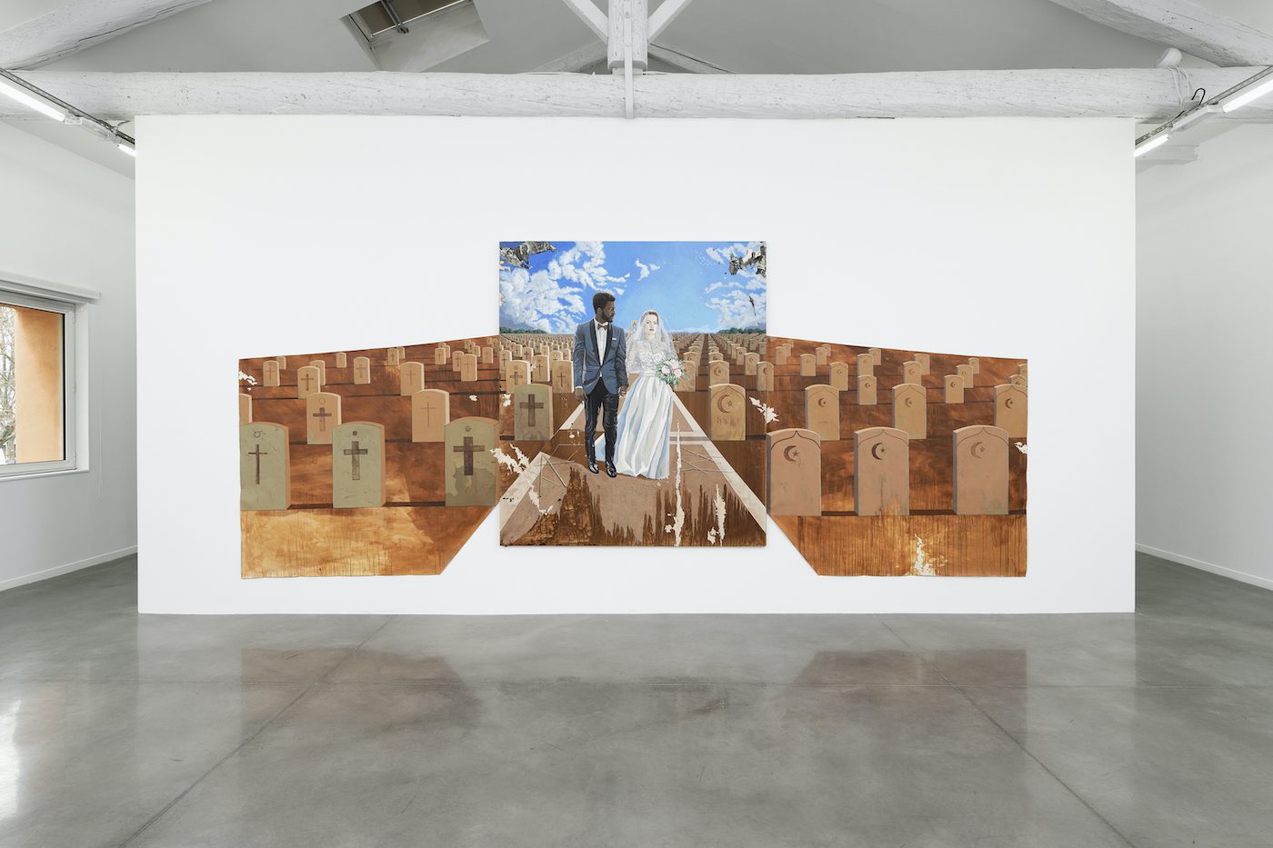 Installation view “Distance ardente”, 2020. Photo Aurélien Mole.