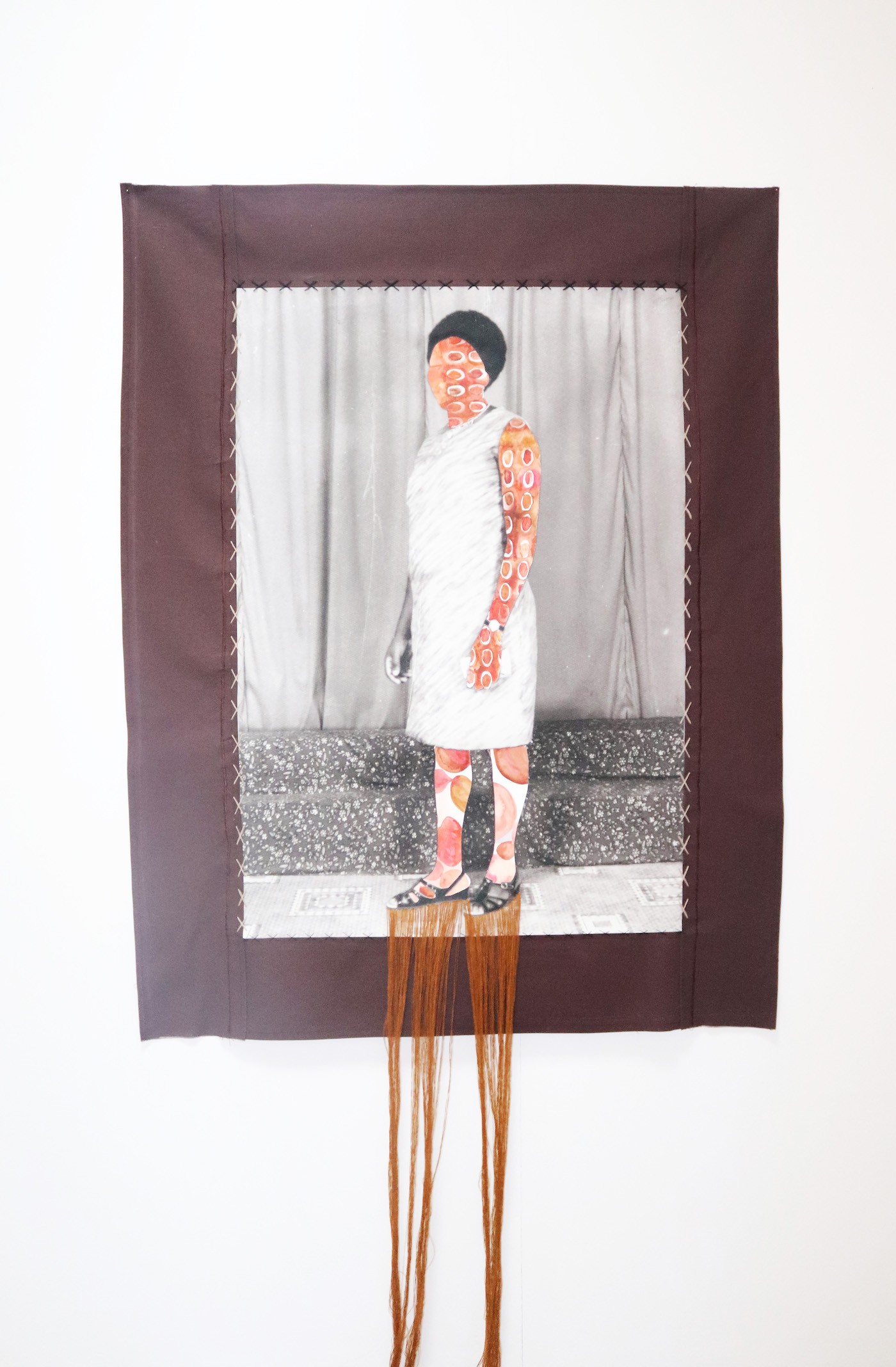 Installation shot of These Places That Live (With)in Us, 2022 by Mallory Lowe Mpoka. Photo by Annie-Marie Akussah