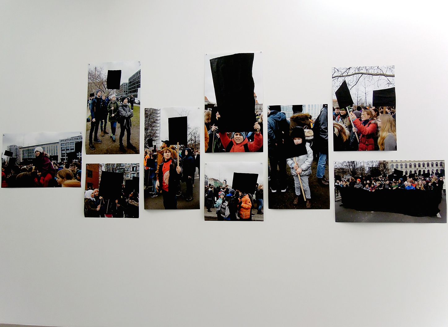 Minerva Cuevas Serie Zukunft (Future Series). Photography, digital print, ink, 2019.