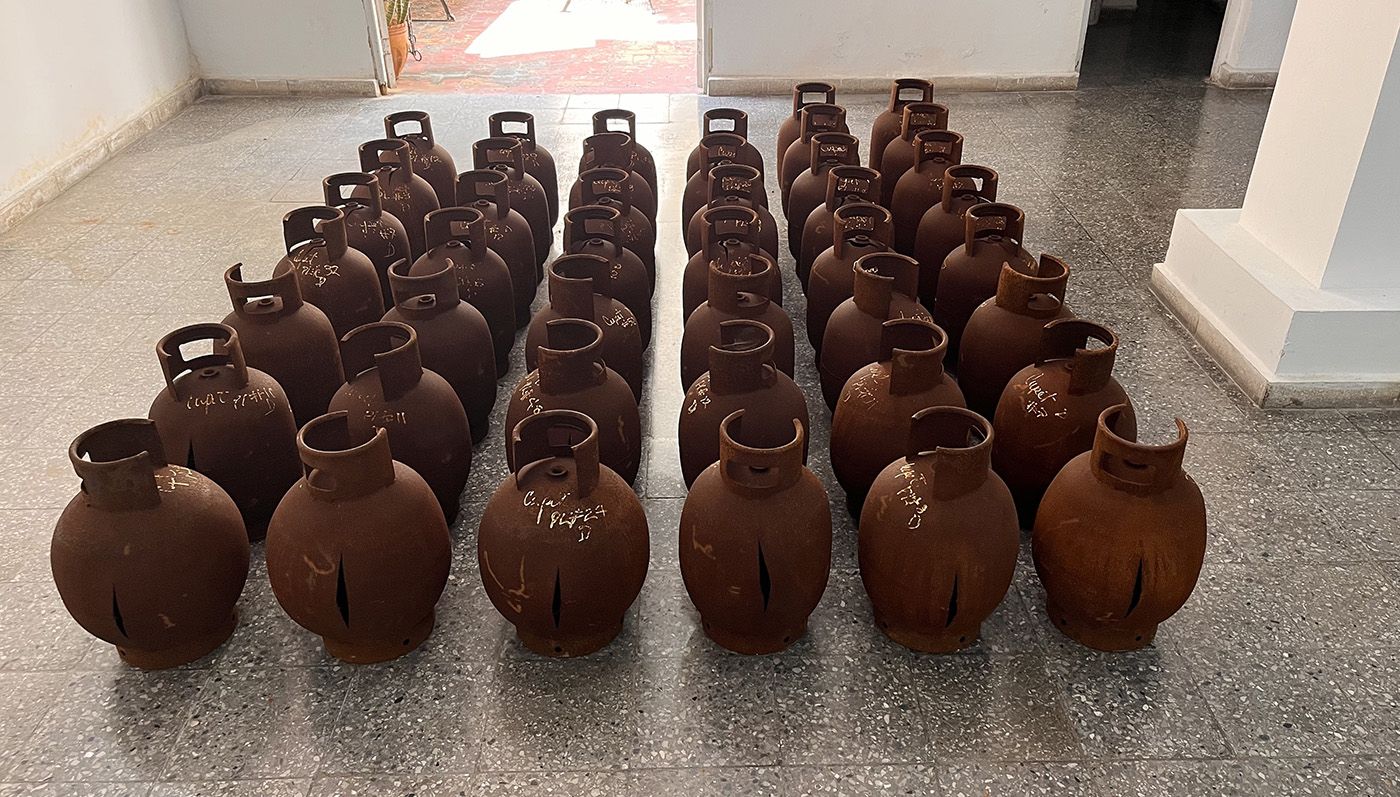 Jorge Y. Gutiérrez Salomón, Arte en la fábrica (Art in the factory, 2022. Courtesy of Amor Díaz Campos.
