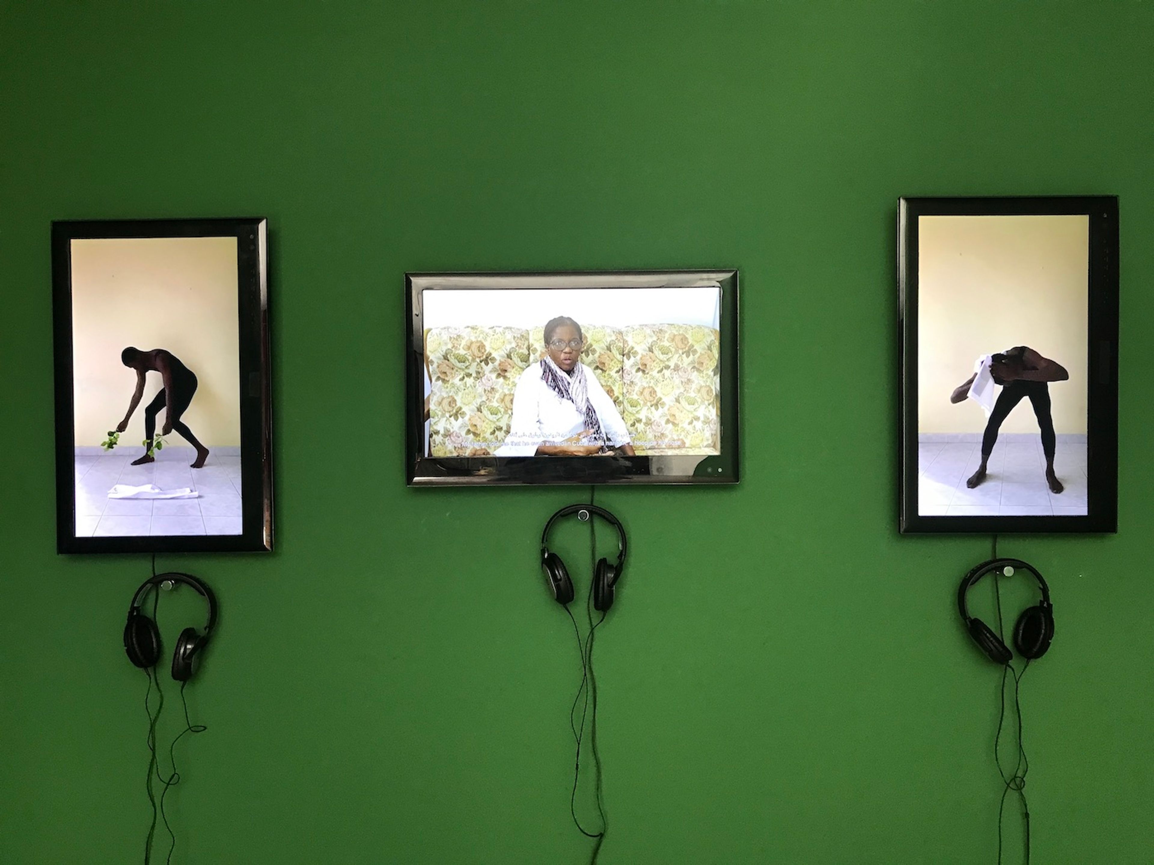 Maria Magdalena Campos-Pons, Obatala!, 2023. Installation view at Sharjah Biennial 15. Photo: C&amp;.