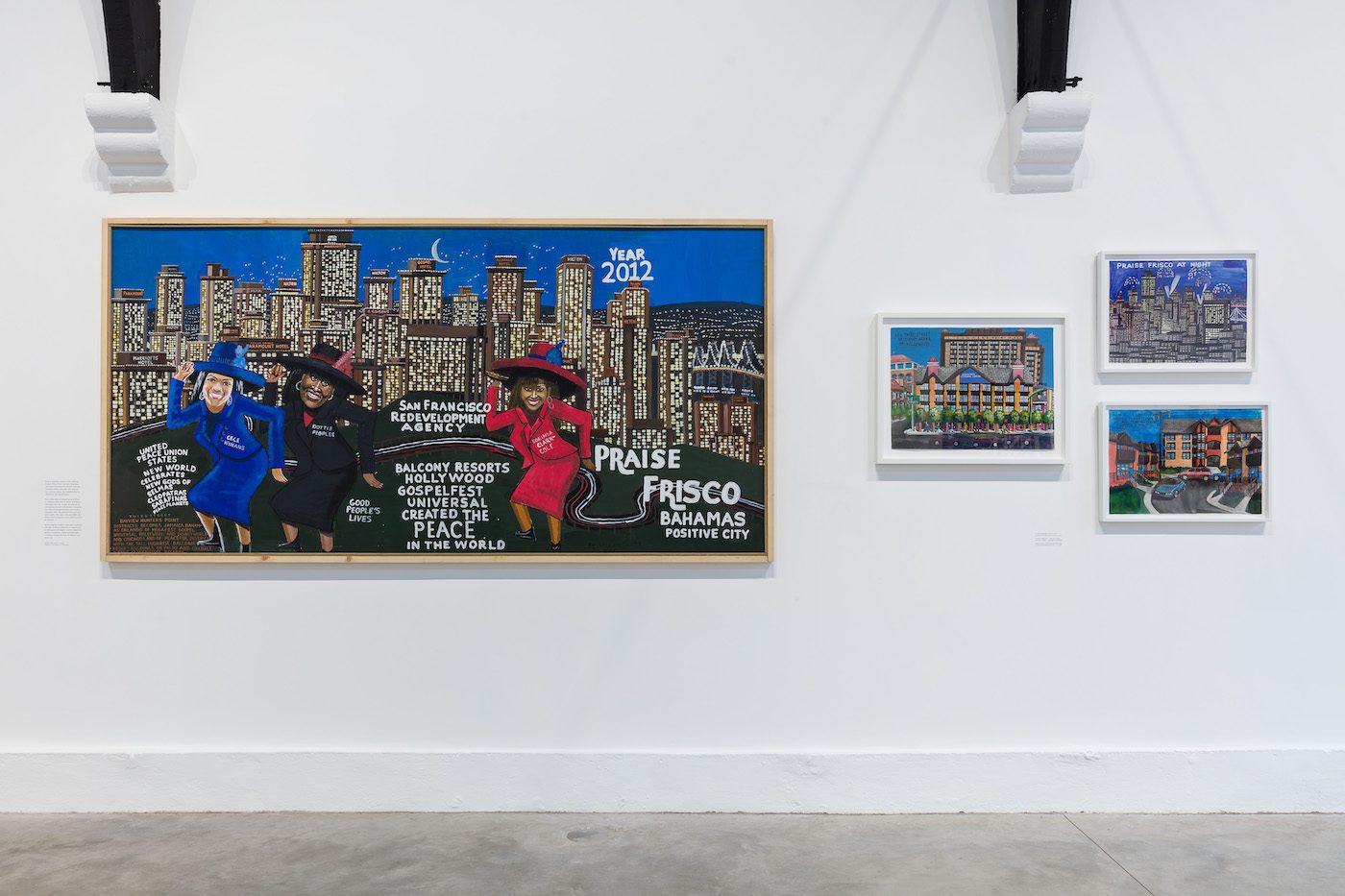 William Scott, 2021, Installation view, Studio Voltaire. Photo Mark Blower.