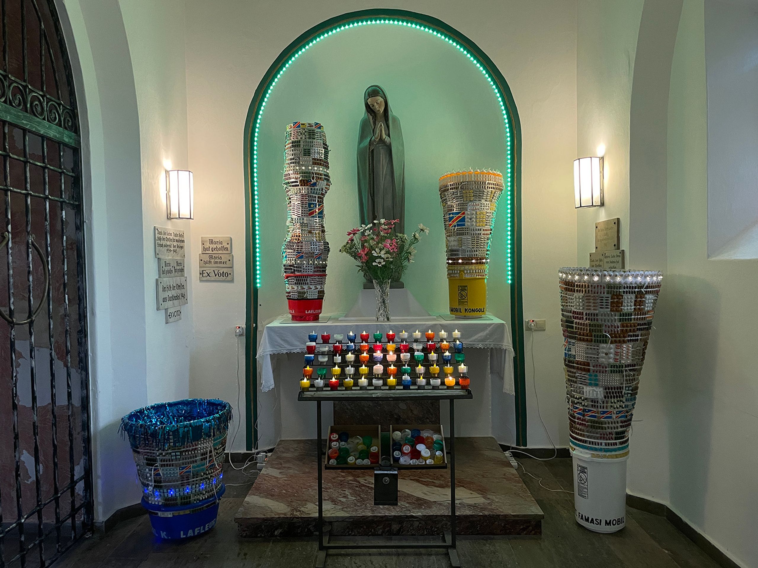 Installation view of Ghetto Biennale by Atis Rezistans at documenta15. Photo: C&AL