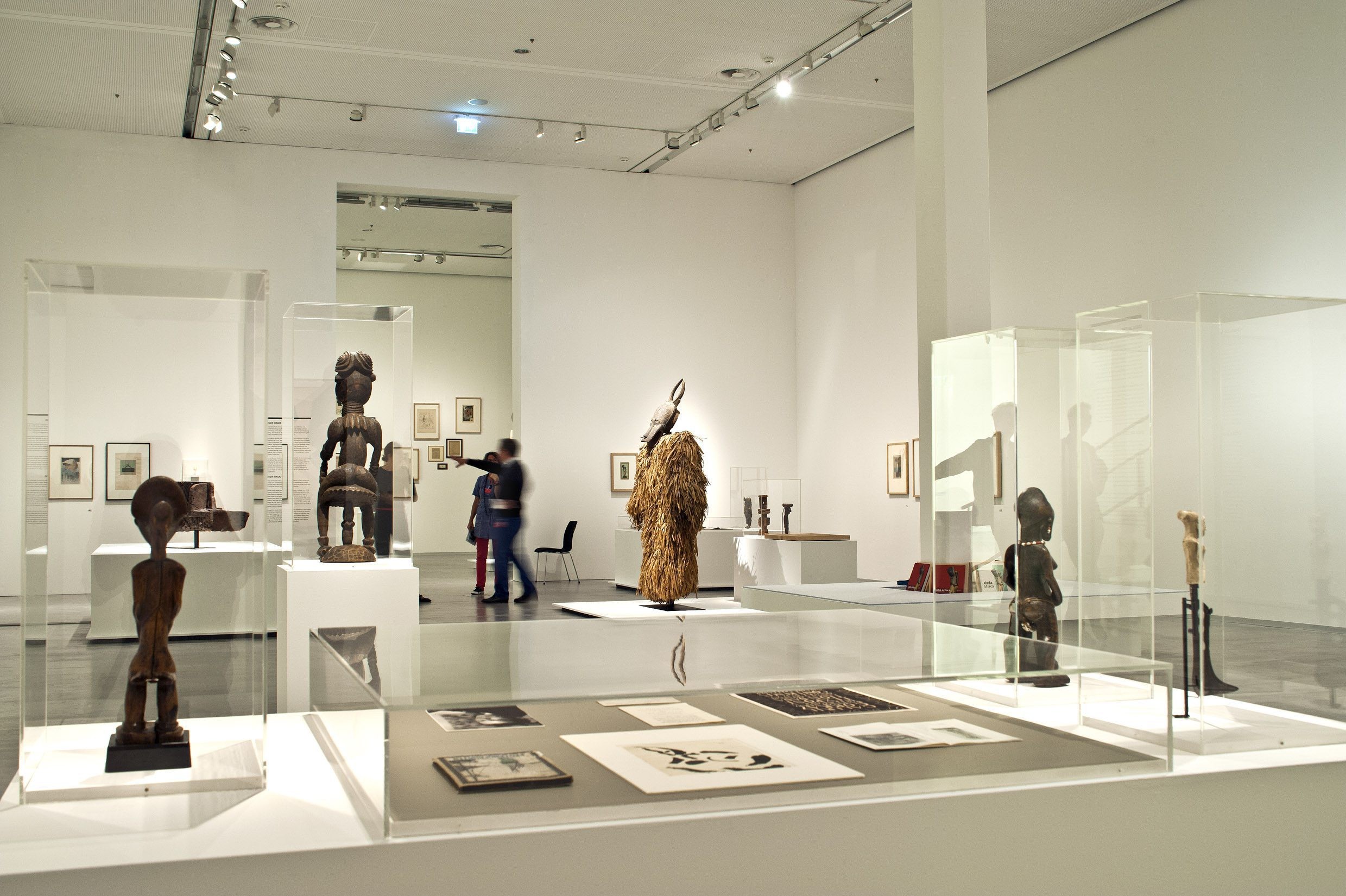 Installation view Dada Afrika - Dialog mit dem Fremden, 2016, Berlinische Galerie, Berlin. Courtesy of the Berlinische Galerie