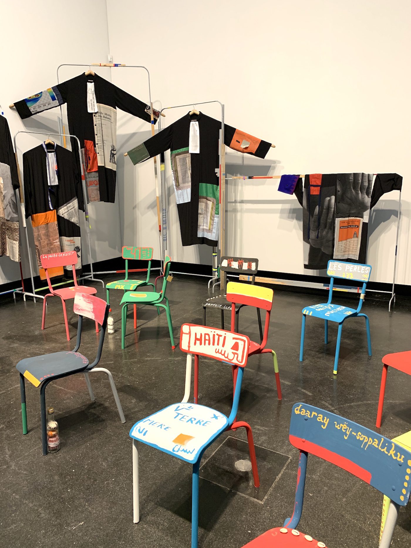 The School of the Mutants (Boris Raux, Hamedine Kane, Lou Mo, Stéphane Verlet Bottéro, Valérie Osouf), 2020. Installation View at 12th Berlin Biennale, Akademie der Künste, Pariser Platz. Photo: C&amp;