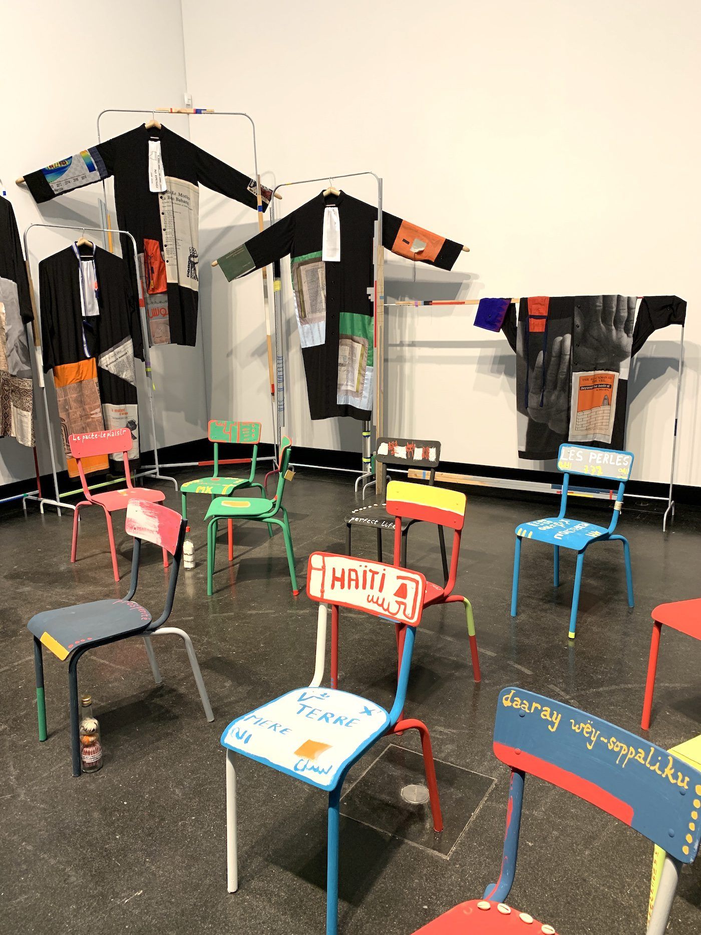 The School of the Mutants (Boris Raux, Hamedine Kane, Lou Mo, Stéphane Verlet Bottéro, Valérie Osouf), 2020. Installation View at 12th Berlin Biennale, Akademie der Künste, Pariser Platz. Photo: C&