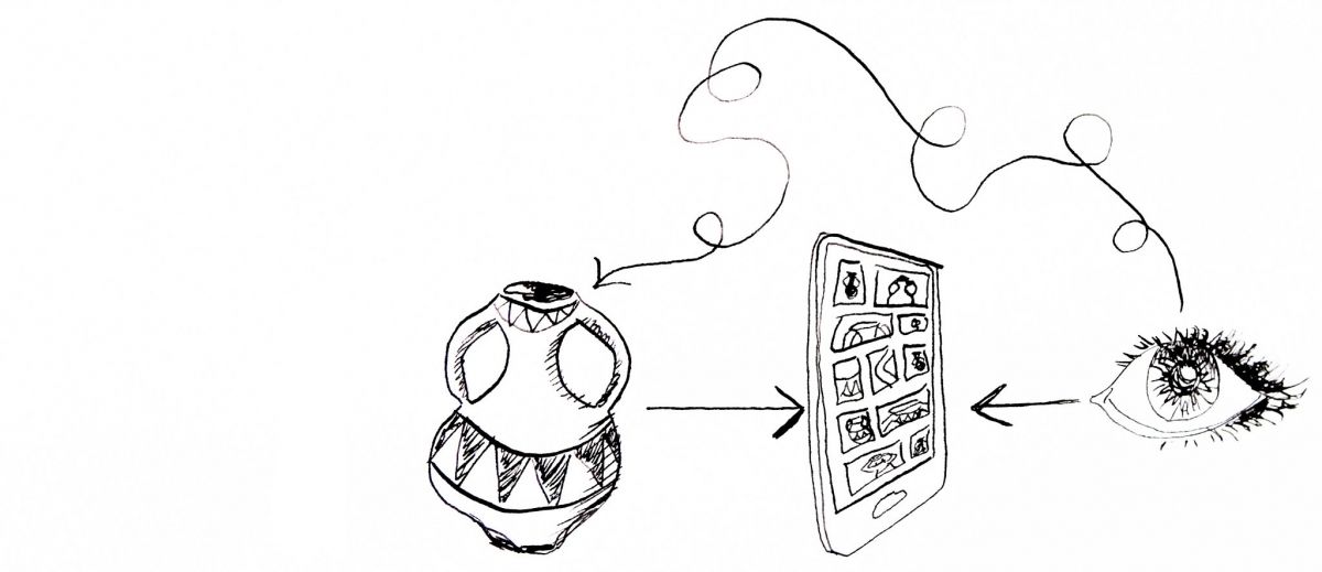 Sophie-Charlotte Opitz, Digital storm, 2019.