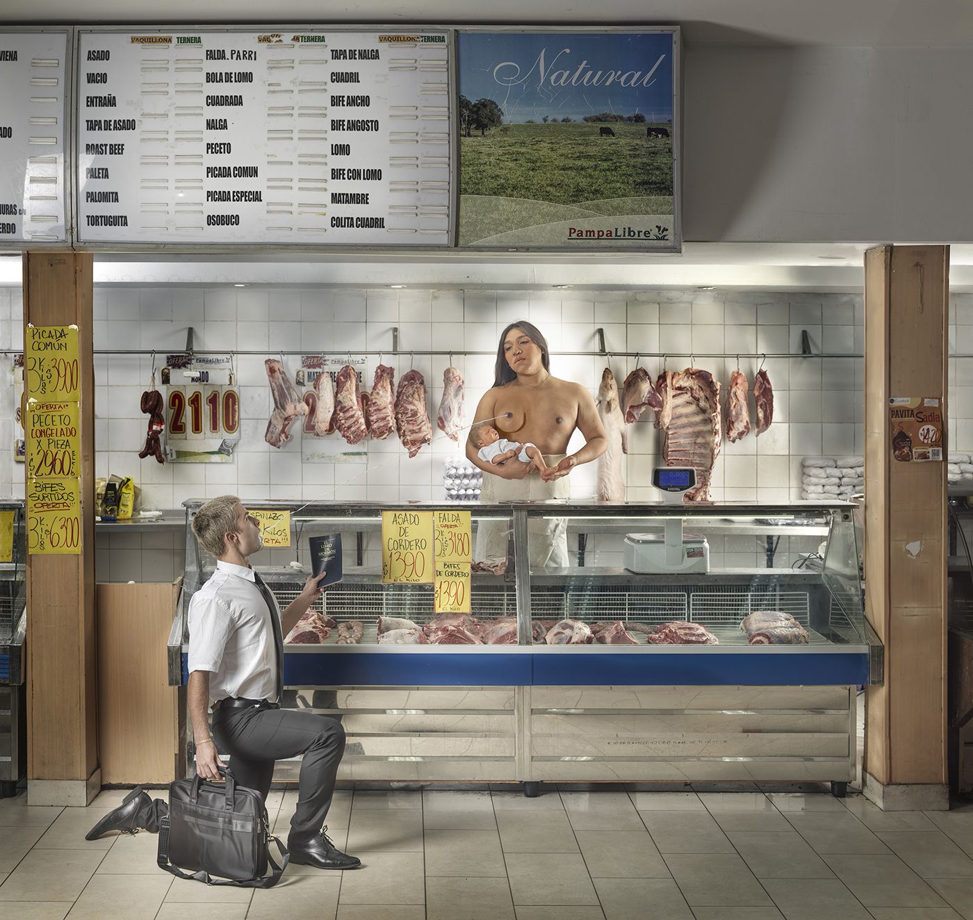 La Chola Poblete, Virgen de la leche, 2023, Photograph, 152 x 160 cm, © La Chola Poblete