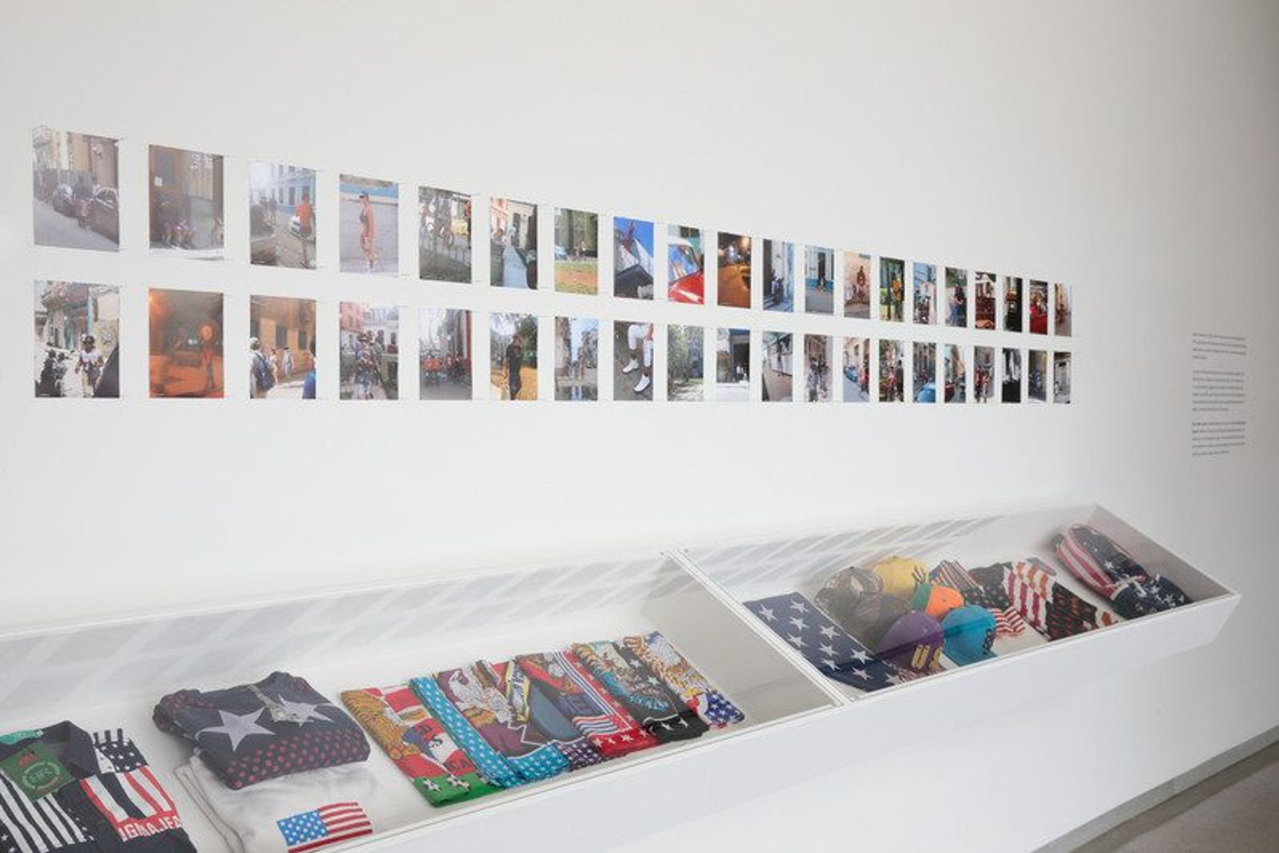 Ibrahim Ahmed, Exhibition view, Institute for Contemporary Art at VCU. Photo by David Hale.