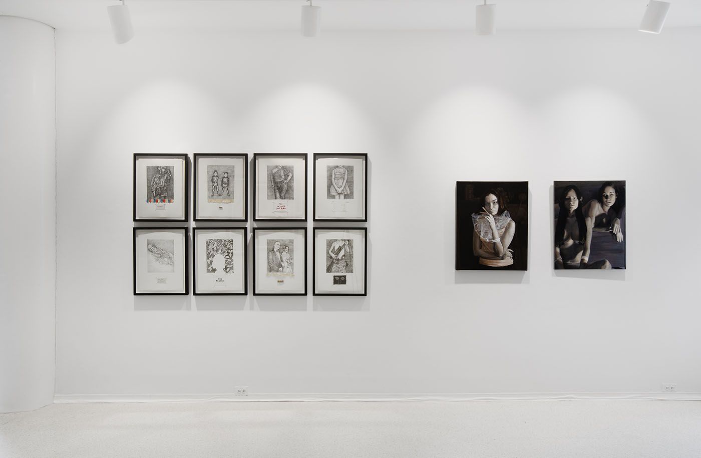 View of the exhibition Raíces y renacimiento: Mujeres Dominicanas en el Arte (Roots and Rebirth: Dominican Women in Art), at Hostos Center for the Arts and Culture (USA). Photo: courtesy of @404artcollection
