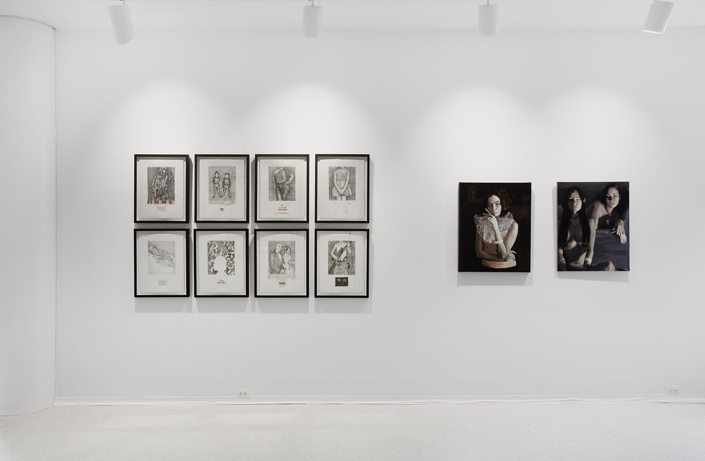 View of the exhibition Raíces y renacimiento: Mujeres Dominicanas en el Arte (Roots and Rebirth: Dominican Women in Art), at Hostos Center for the Arts and Culture (USA). Photo: courtesy of @404artcollection