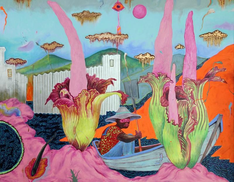 Simphiwe Ndzube: Oracles of the Pink Universe