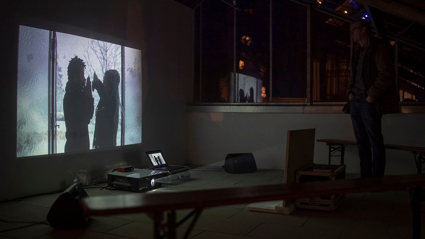 “Untitled”, video art, by Ana Paula Mathias (2019). Photo: Maëlys Meyer.