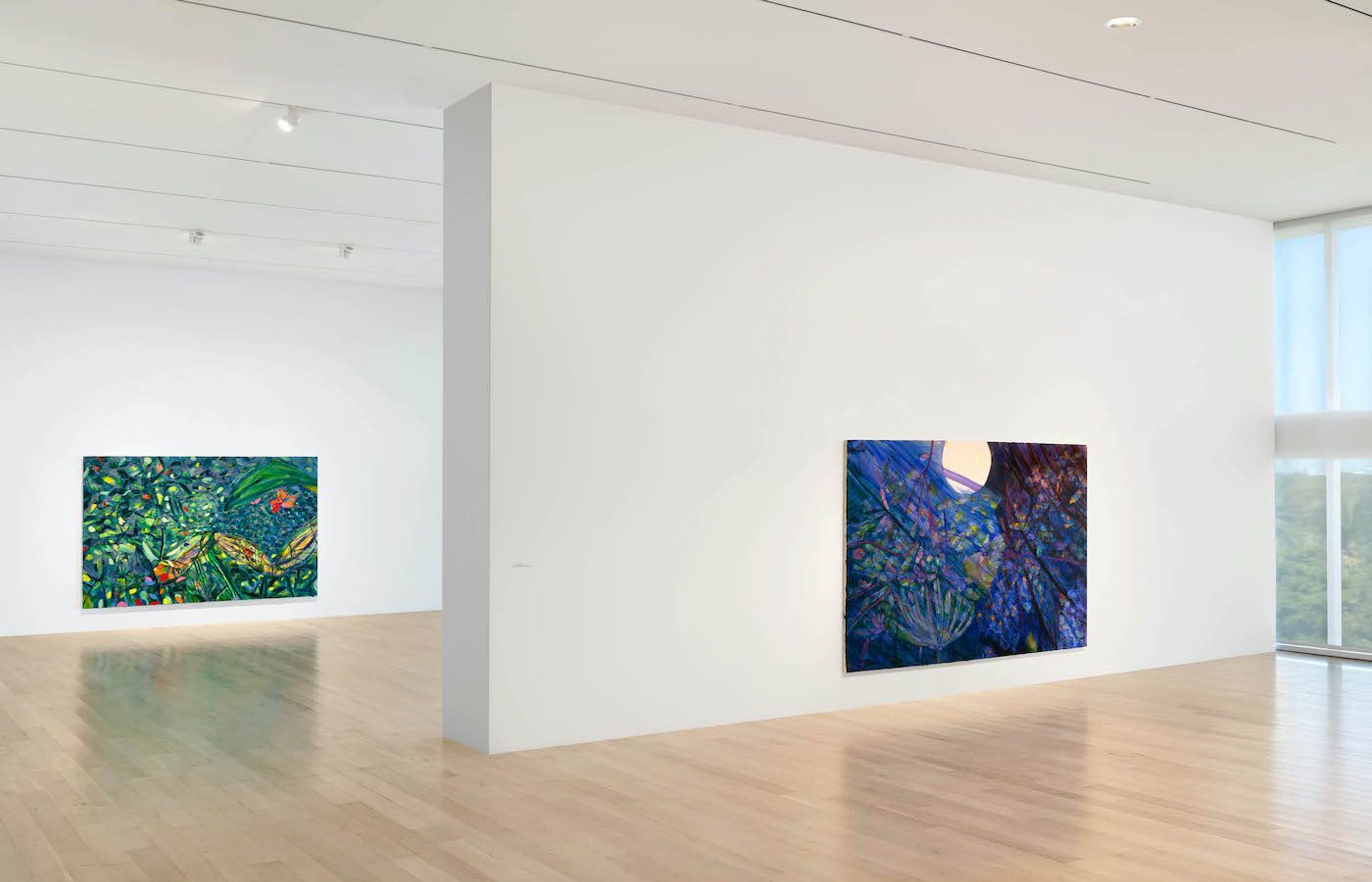 Installation view: “Jadé Fadojutimi: Yet, Another Pathetic Fallacy” at ICA Miami. Photo: Zachary Balber.