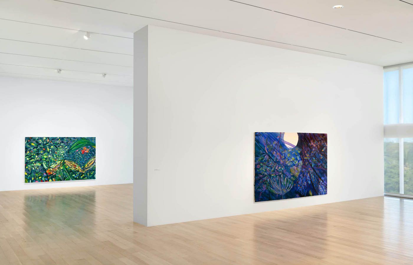 Installation view: “Jadé Fadojutimi: Yet, Another Pathetic Fallacy” at ICA Miami. Photo: Zachary Balber.