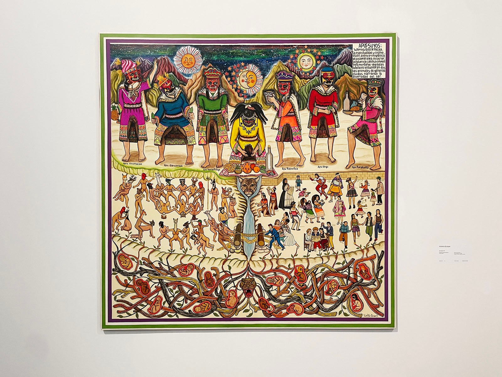 Violeta Quispe at the 60th Venice Biennale Foreigners Everywhere. Photo: C&AL