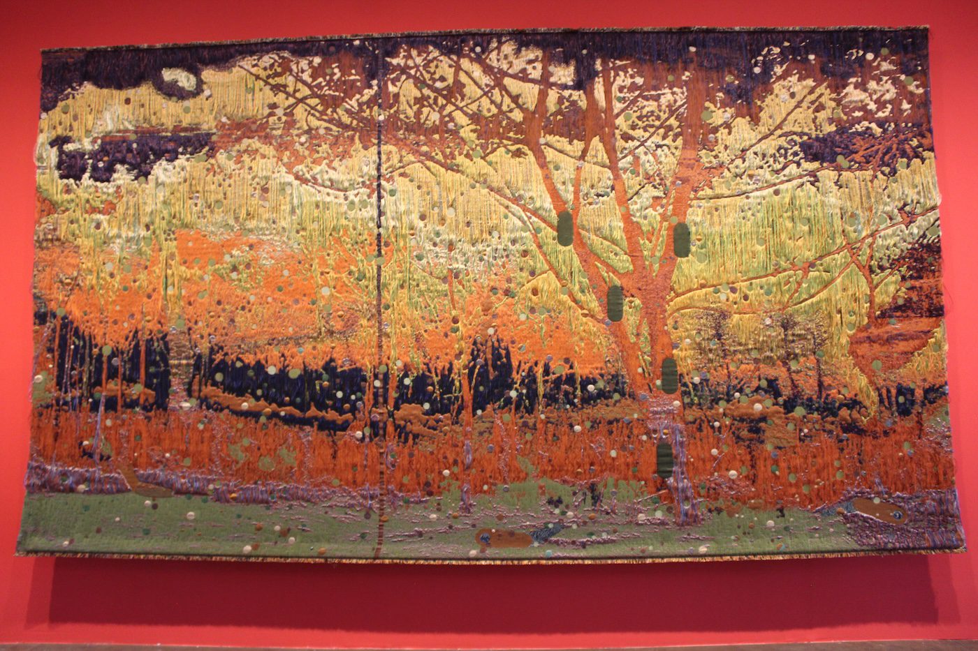 Work by Otobong Nkanga. Installation view at Ciccillo Matarazzo Pavilion, Fundação Bienal de São Paulo . Images by Cristian Baena / Contemporary And (C&amp;).