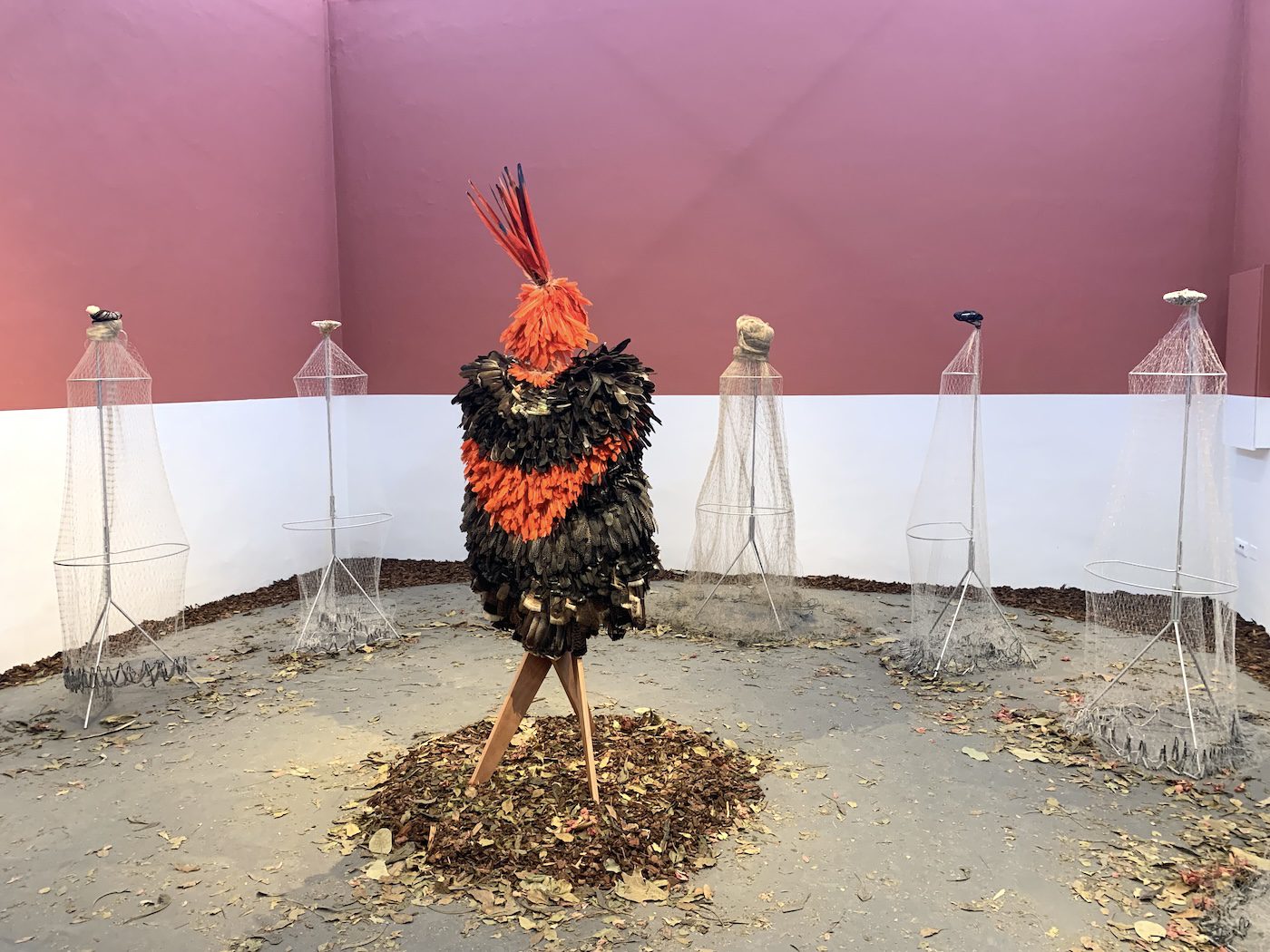 Glicéria Tupinambá in collaboration with Tupinambá Community of Serra do Padeiro and Olivença. Installation View of National Pavilion of Hãhãwpuá (Brazil), 60th Venice Biennale. Photo: C&amp;