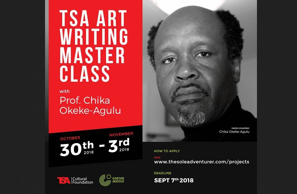 TSA Art Writing Master Class with Professor Chika Okeke-Agulu