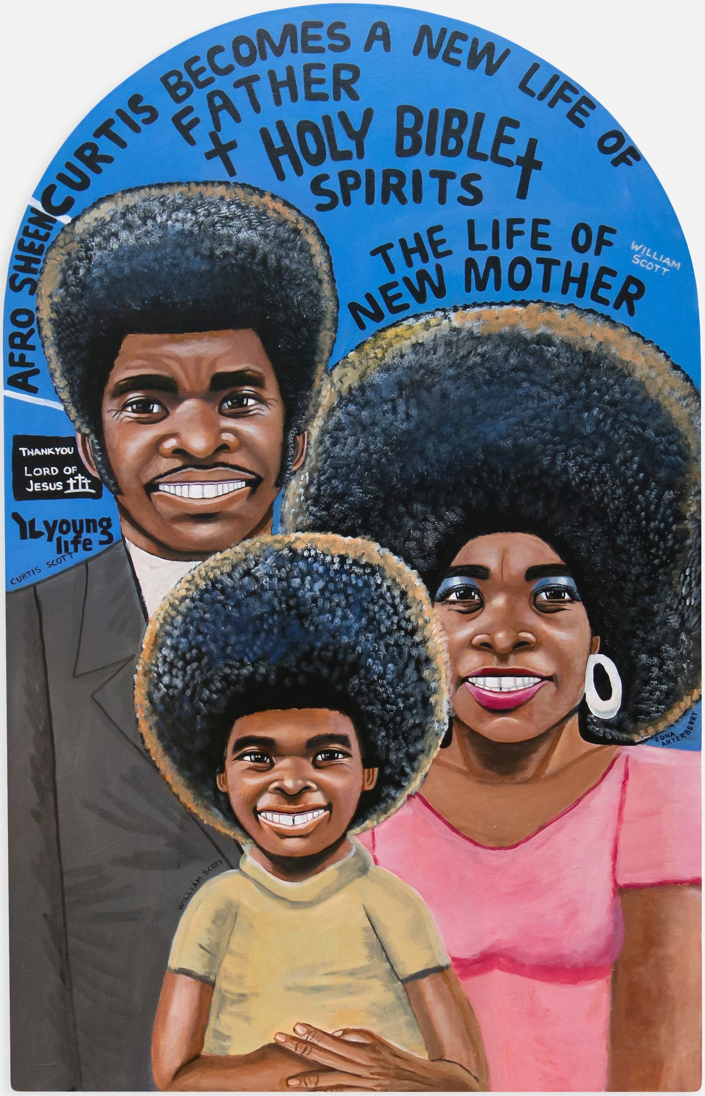 William Scott, Untitled, 2016. Courtesy of the artist and Creative Growth.