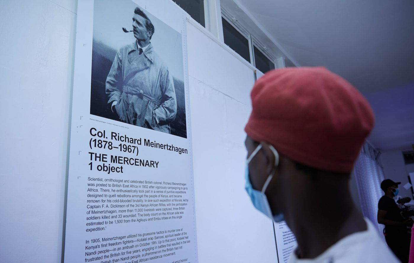 Installation View "Invisible Inventories" at National Museum of Kenya in Nairobi from 17.03. – 02.05.2021. Photo: Lamek Orina