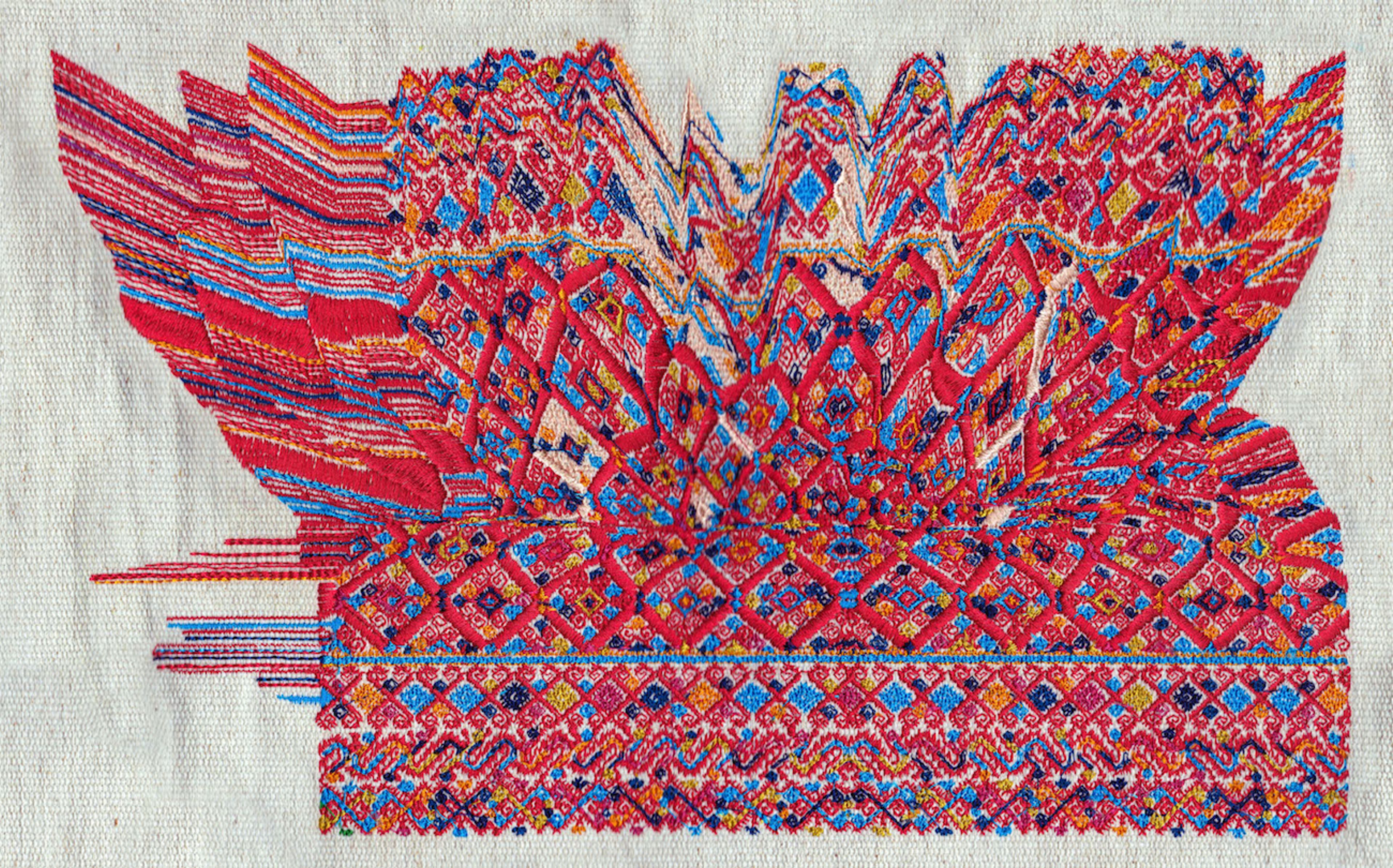 Paola Torres Núñez del Prado, Corrupted Structure IV (Modern Mayan), 2018. Courtesy of the artist.