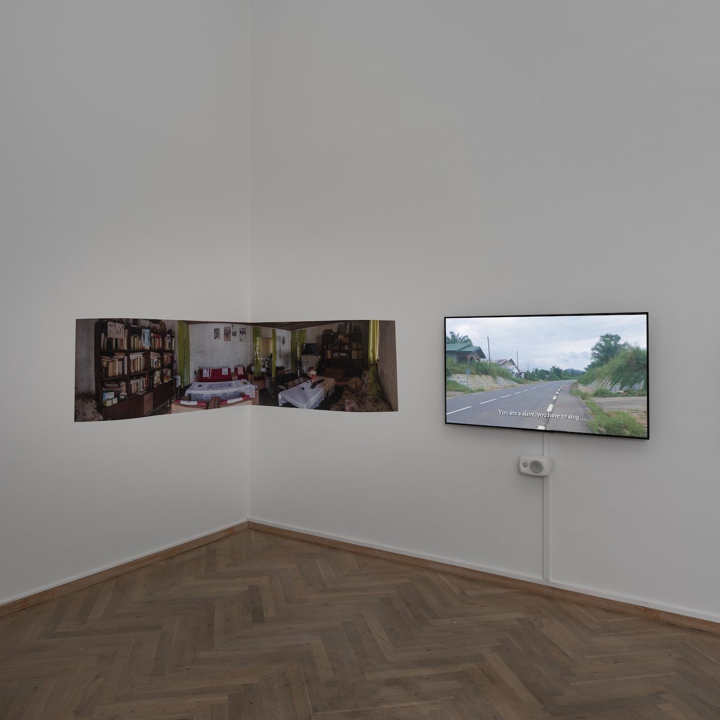 Yvon Ngassam, Lolodorf, a Colonial History, 2021-23. Lolodorf, 2021-23. Installation view, Seeds and Souls, Kunsthal Charlottenborg, 2023. Courtesy of the artist. Photo by David Stjernholm.