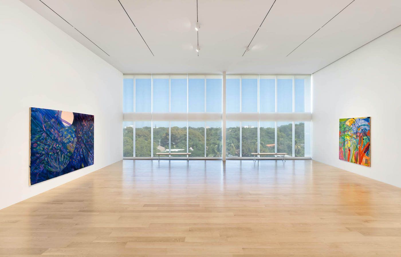 Installation view: “Jadé Fadojutimi: Yet, Another Pathetic Fallacy” at ICA Miami. Photo: Zachary Balber.