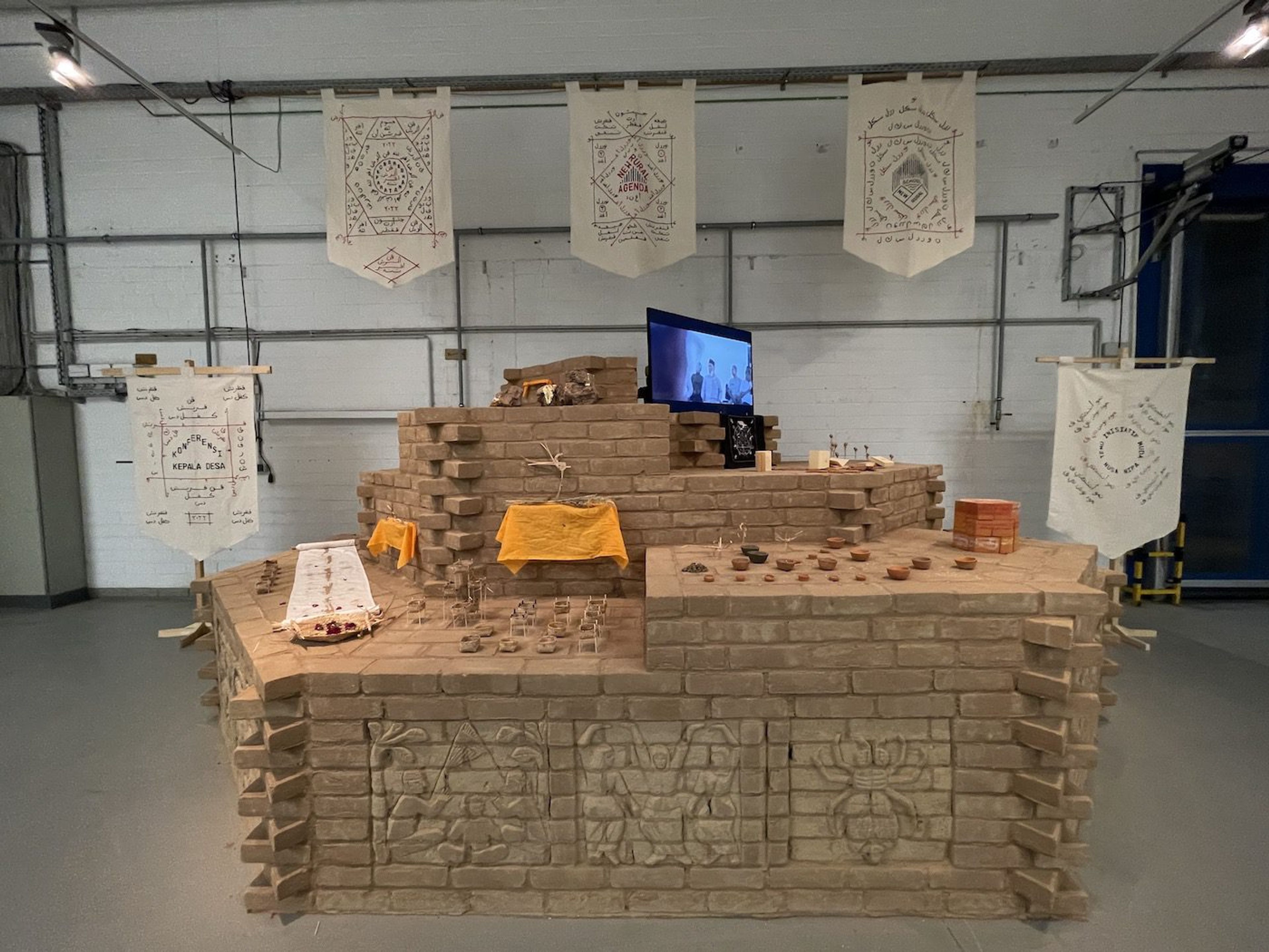 Fondation Festival sur le Niger. Installation view at documenta fifteen, Kassel. Photo: C&amp;