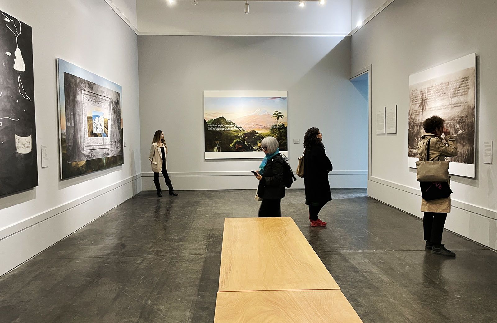 Sandra Gamarra Heshiki, Pinacoteca Migrante, Spanish Pavilion at the 60th Venice Biennale Foreigners Everywhere. Photo: C&AL