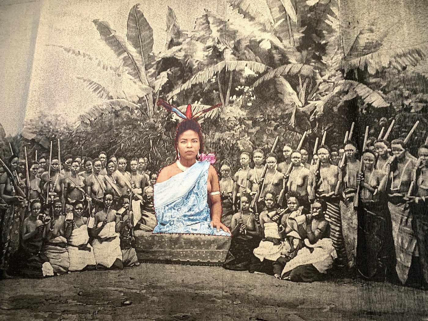 Ishola Akpo at National Pavilion of Benin. Installation View at 60th Venice Biennale. Photo: C&