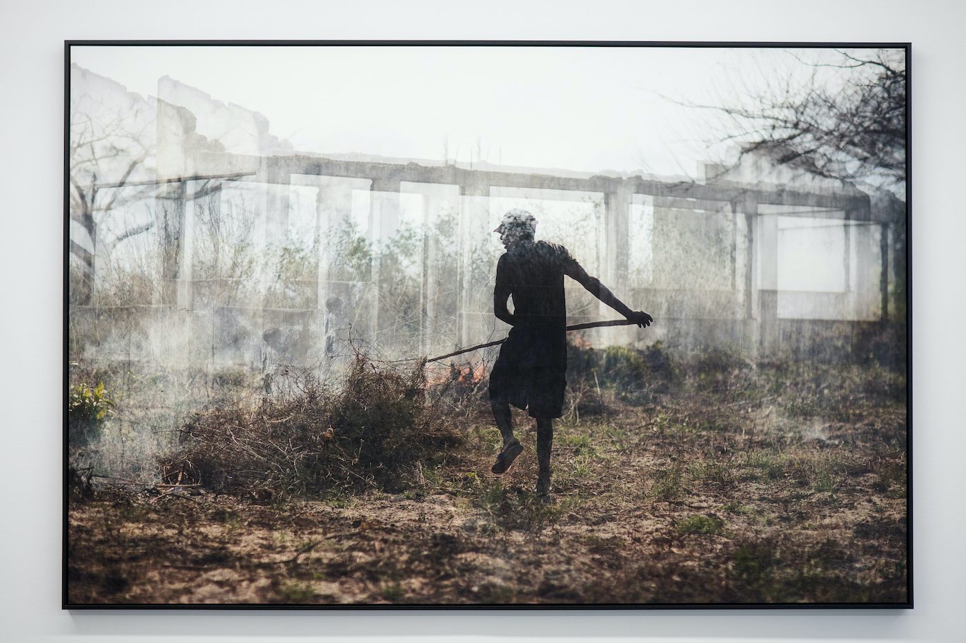 Mário Macilau. Installation view of “Circle of Memories”at La Terrasse espace d’art de Nanterre, 2021.
