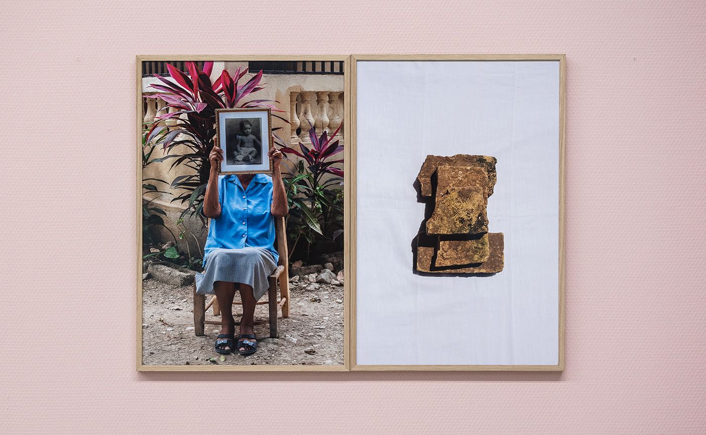 Installation photo from the exhibition KAZAL – Narrating Haitian Memories (2022) at Framer Framed, Amsterdam. © Maarten Nauw / Framer Framed