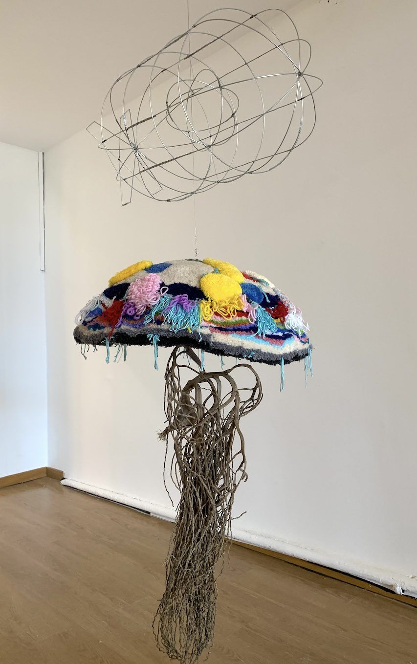 Kombo Chapfika. Installation View of National Pavilion of Zimbabwe, 60th Venice Biennale. Photo: C&