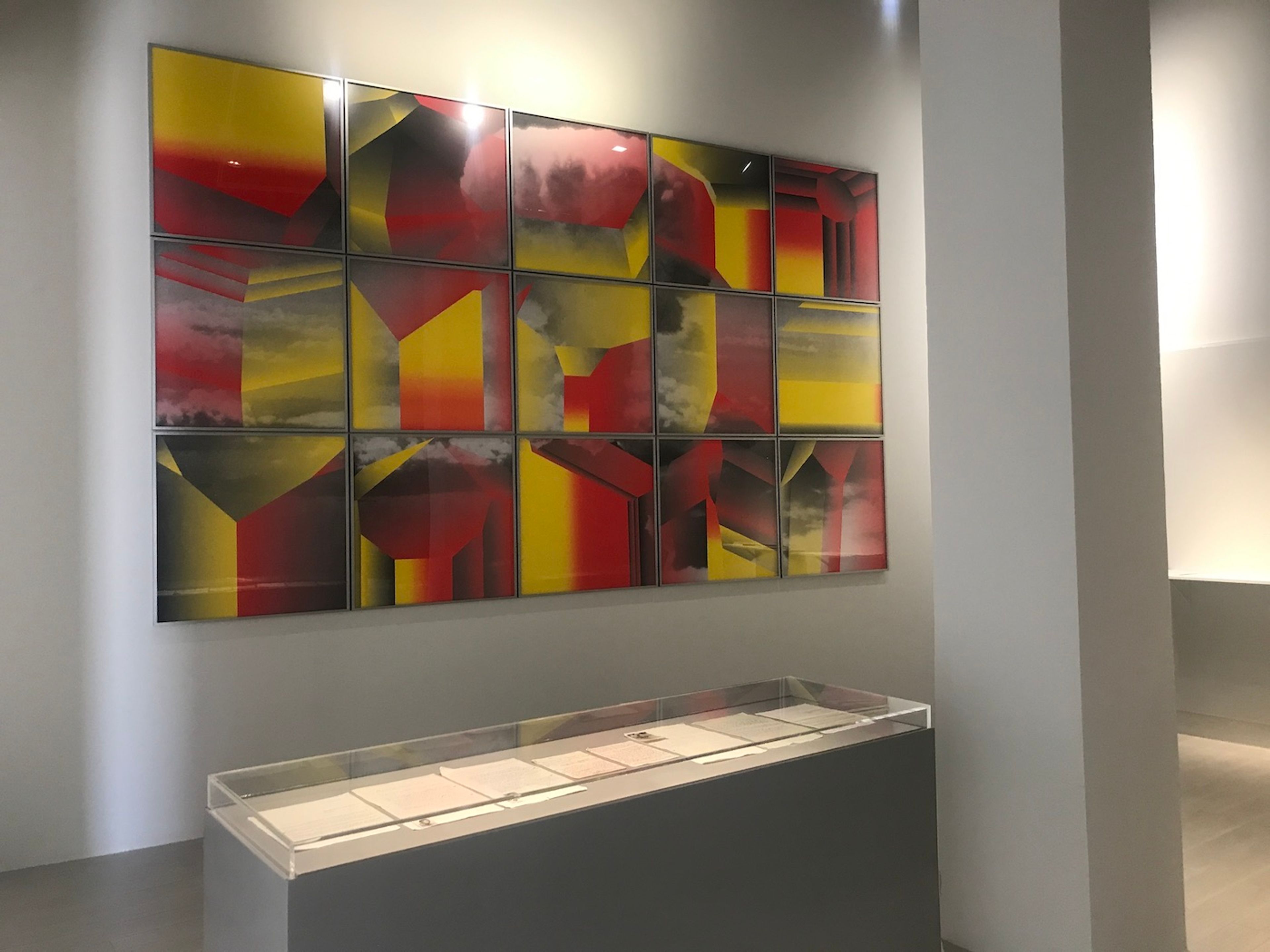 Sammy Baloji, Shinkolobwe’s Abstraction, 2022. Installation view at Sharjah Biennial 15. Photo: C&amp;.