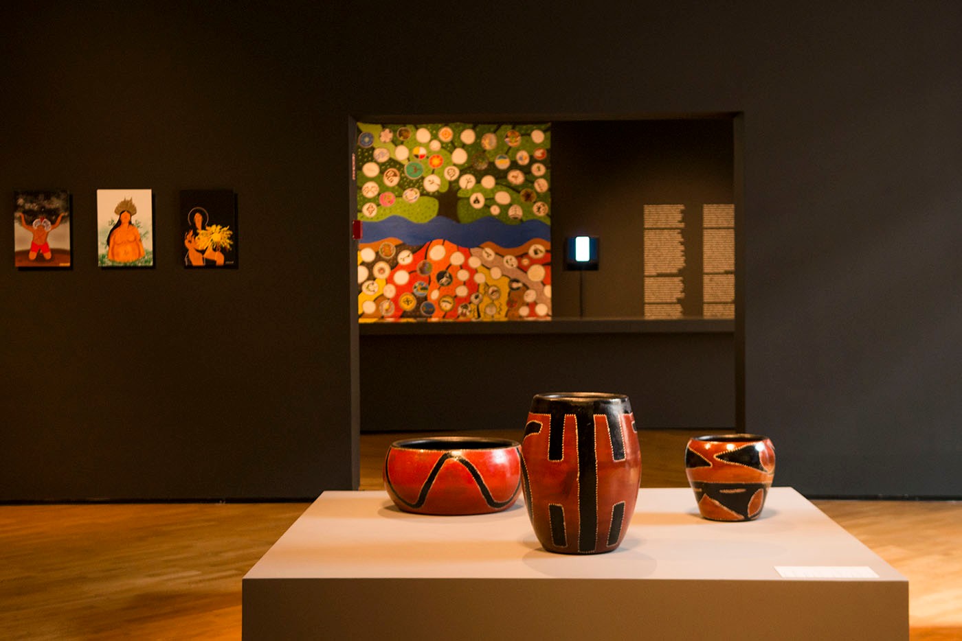 View of the exhibition Véxoa, Nós Sabemos, 2020, Pinacoteca de São Paulo. Photo: Levi Fanan.
